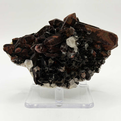 Natural Quartz with Hematite Mineral Specimen - Gem Avenue Retail