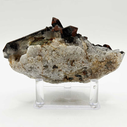 Natural Quartz with Hematite Mineral Specimen - Gem Avenue Retail