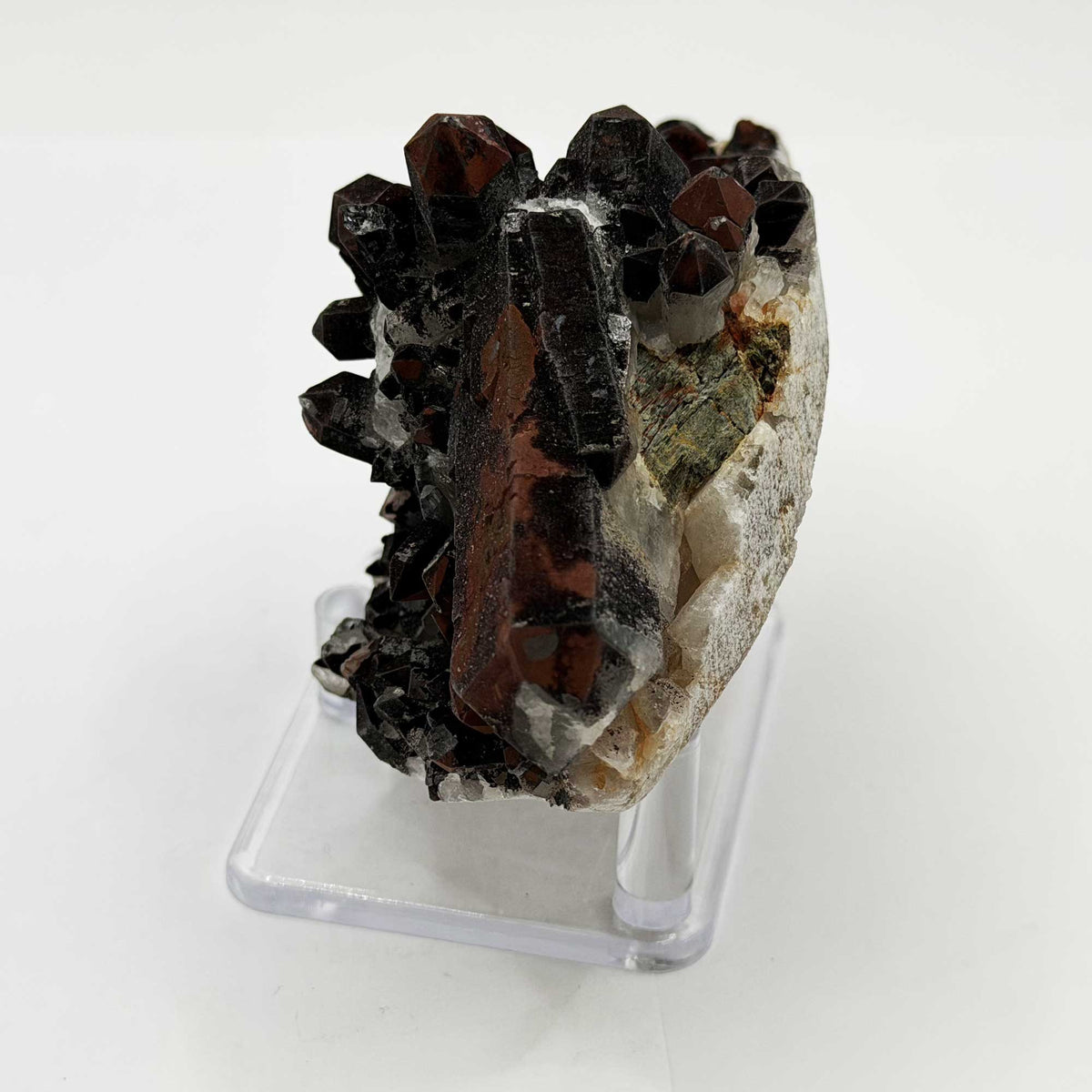 Natural Quartz with Hematite Mineral Specimen - Gem Avenue Retail