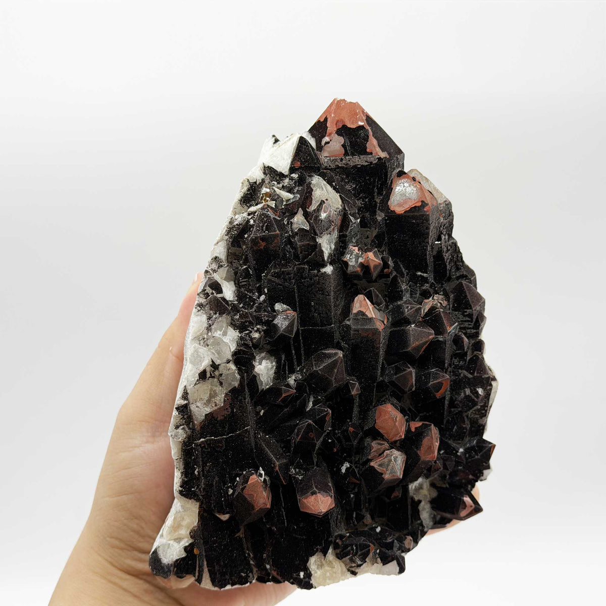 Natural Quartz with Hematite Mineral Specimen - Gem Avenue Retail