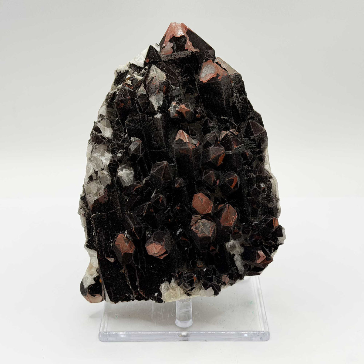 Natural Quartz with Hematite Mineral Specimen - Gem Avenue Retail