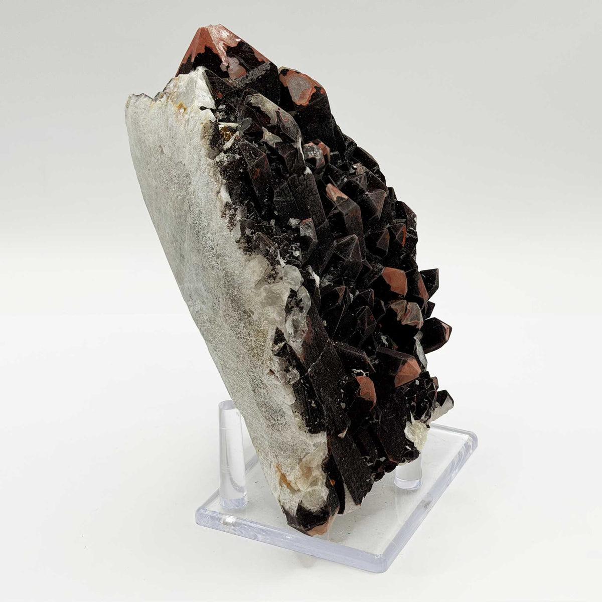 Natural Quartz with Hematite Mineral Specimen - Gem Avenue Retail