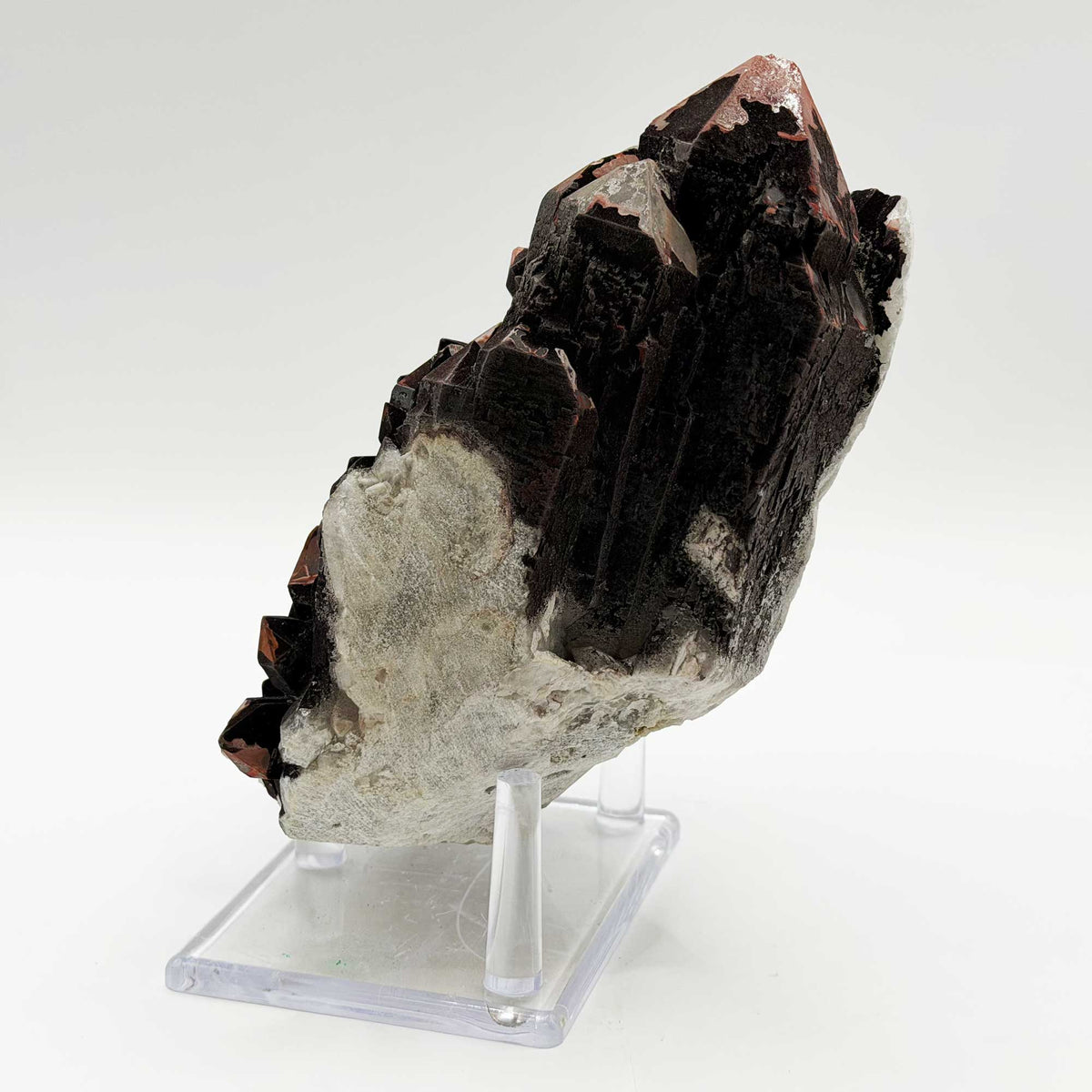Natural Quartz with Hematite Mineral Specimen - Gem Avenue Retail