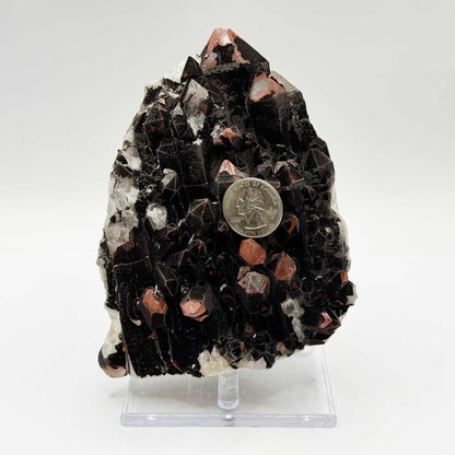 Natural Quartz with Hematite Mineral Specimen - Gem Avenue Retail