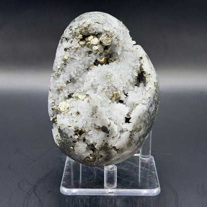 Pyrite With Quartz Mineral Specimen - Gem Avenue Ratail