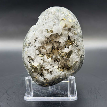 Pyrite With Quartz Mineral Specimen - Gem Avenue Ratail