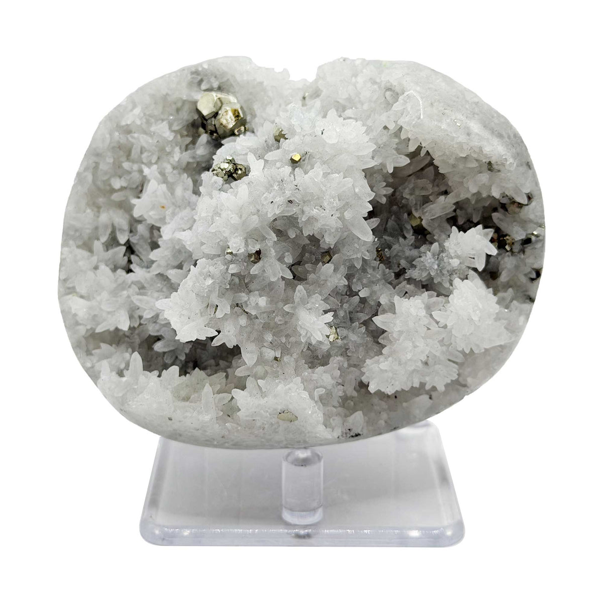 Pyrite With Quartz Mineral Specimen - Gem Avenue Ratail