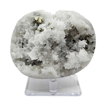 Pyrite With Quartz Mineral Specimen - Gem Avenue Ratail