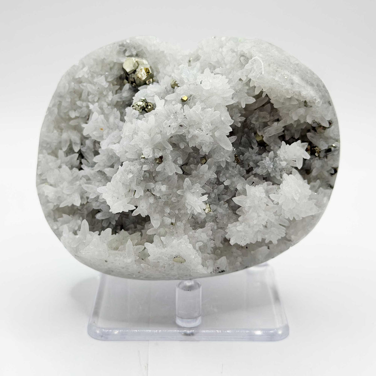 Pyrite With Quartz Mineral Specimen - Gem Avenue Ratail
