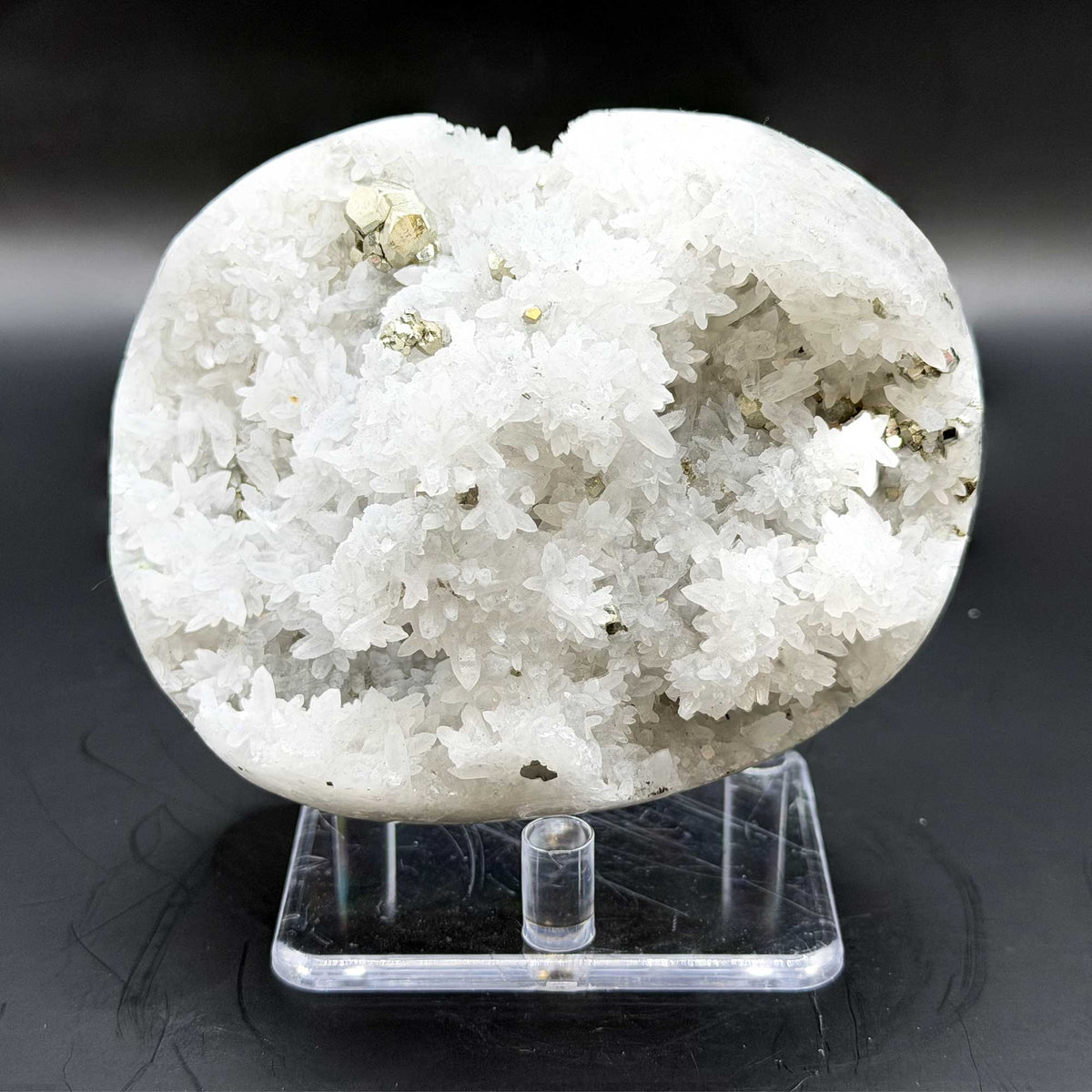 Pyrite With Quartz Mineral Specimen - Gem Avenue Ratail