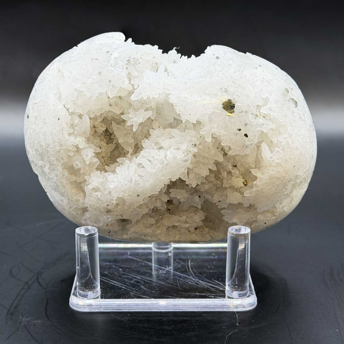 Pyrite With Quartz Mineral Specimen - Gem Avenue Ratail