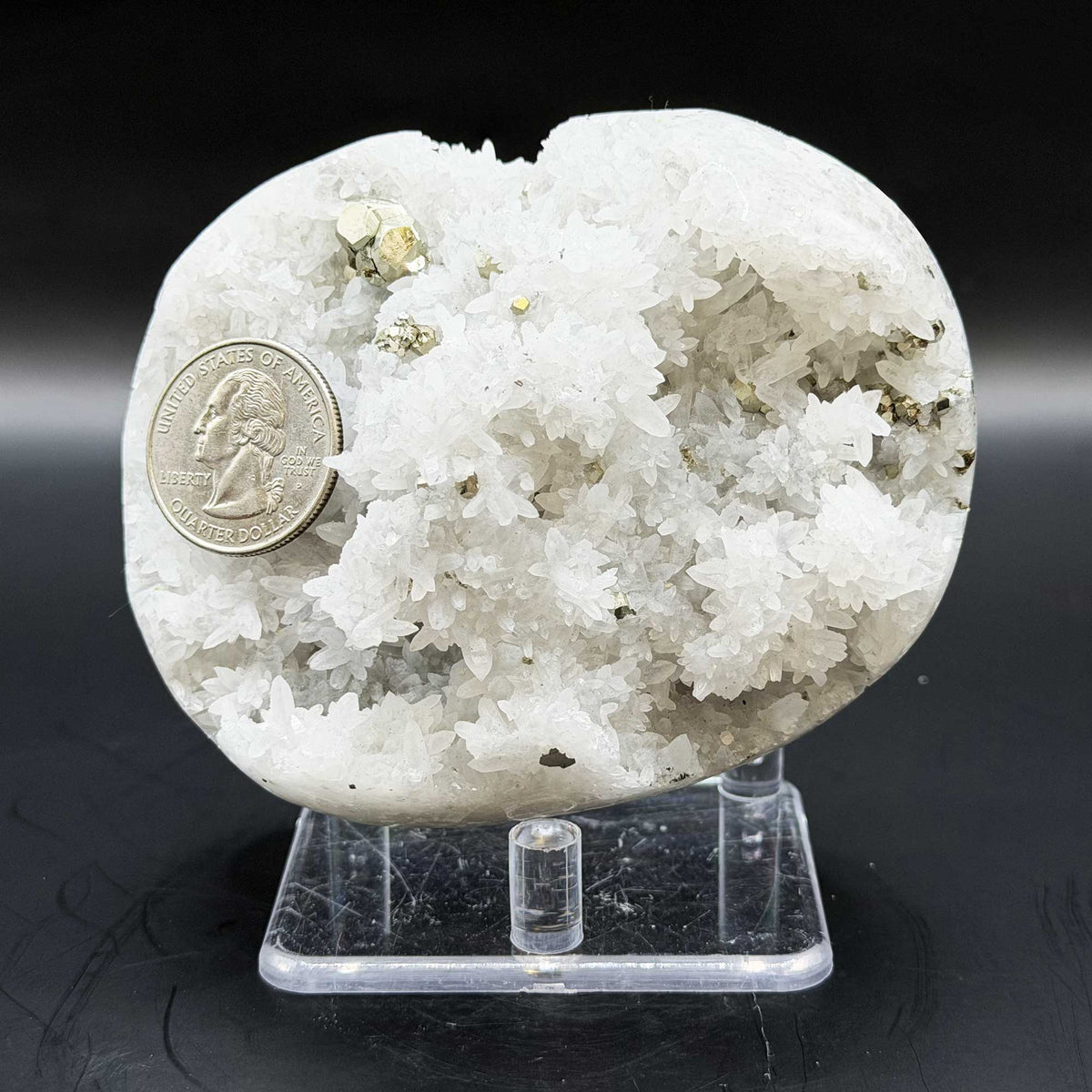 Pyrite With Quartz Mineral Specimen - Gem Avenue Ratail
