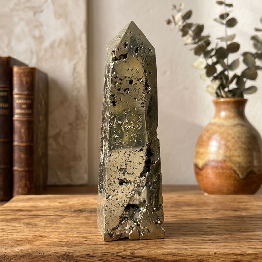 Pyrite Point Towers from Peru 3" to 3.5" Tall Crystals