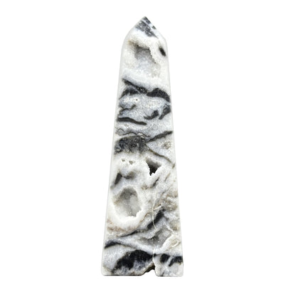 Natural Sphalerite Crystal Gemstone Obelisk Tower Point Polished Stone for Grounding, Energy Boost & Spiritual Growth - RPO465