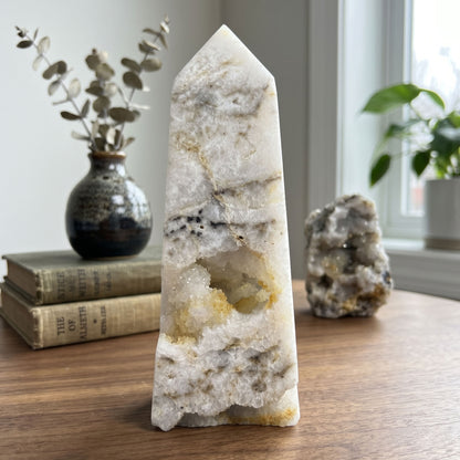 Sphalerite Crystal Point 4.5" Indonesian Polished Tower