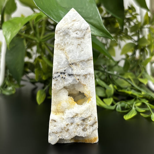 Natural Sphalerite Crystal Tower from Indonesia 4.5" Polished Statement Point
