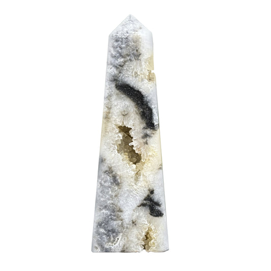 Natural Sphalerite Crystal Obelisk Tower Point Healing Gemstone for Energy, Grounding & Spiritual Growth - RPO467