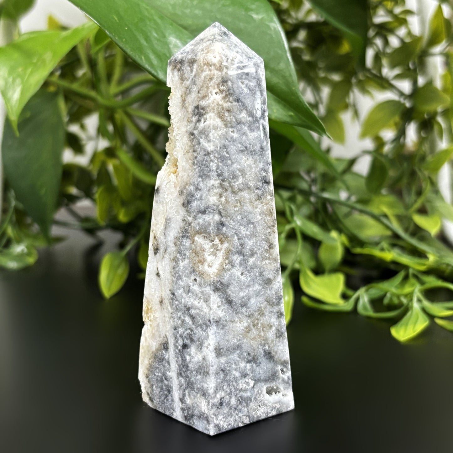 Natural Sphalerite Crystal Obelisk Tower Point Healing Gemstone for Energy, Grounding & Spiritual Growth - RPO467