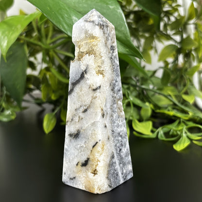 Natural Sphalerite Crystal Obelisk Tower Point Healing Gemstone for Energy, Grounding & Spiritual Growth - RPO467