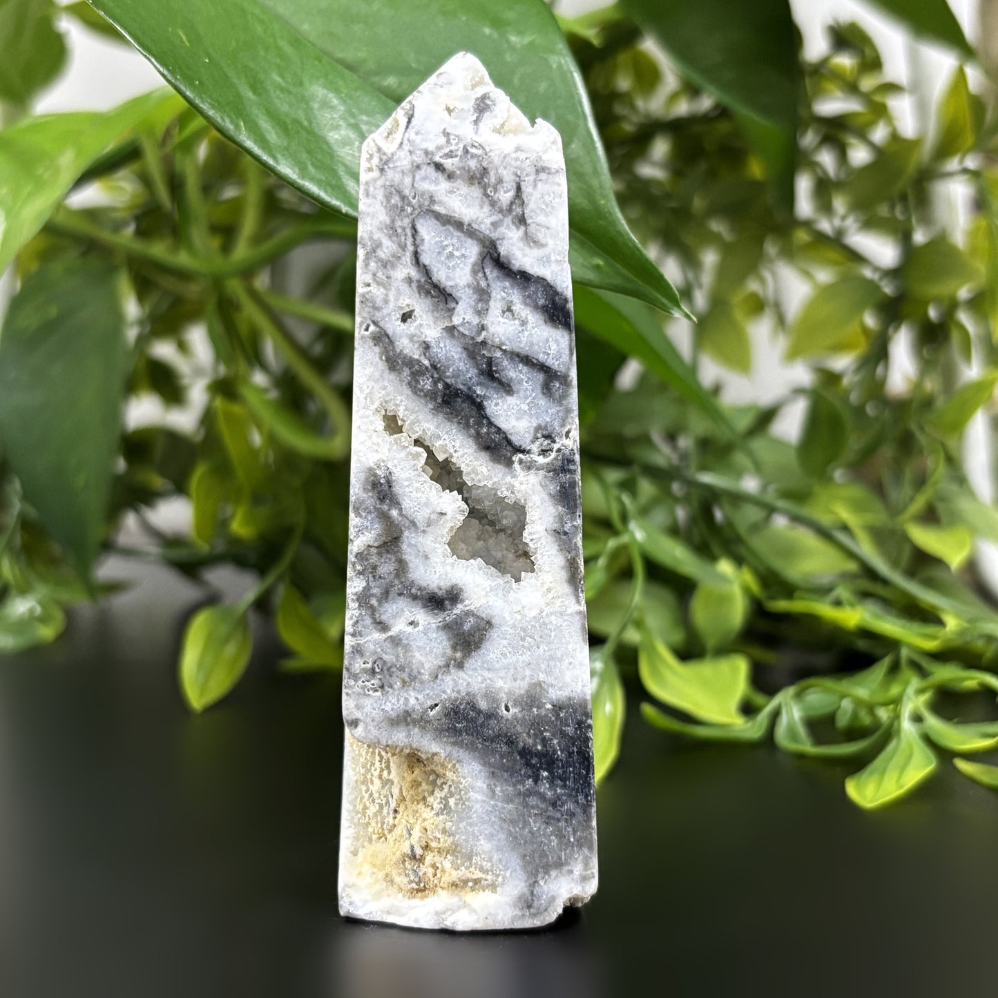 Natural Sphalerite Crystal Obelisk Tower Point Healing Gemstone for Energy, Grounding & Spiritual Clarity - RPO468