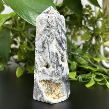 Natural Sphalerite Crystal Obelisk Tower Point Healing Gemstone for Energy, Grounding & Spiritual Clarity - RPO468
