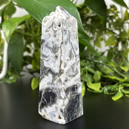 Natural Sphalerite Crystal Obelisk Tower Point Healing Gemstone for Energy, Grounding & Spiritual Clarity - RPO468