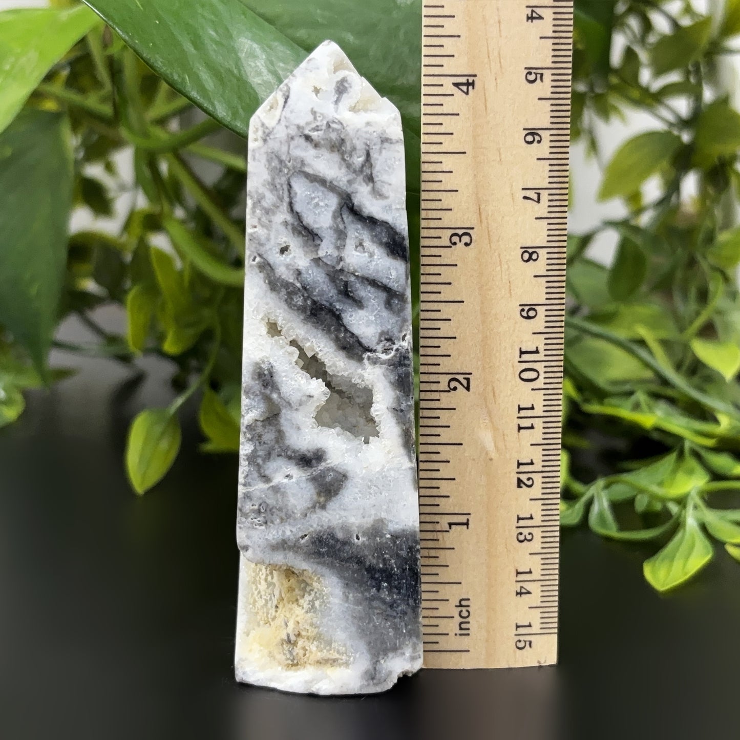 Natural Sphalerite Crystal Obelisk Tower Point Healing Gemstone for Energy, Grounding & Spiritual Clarity - RPO468