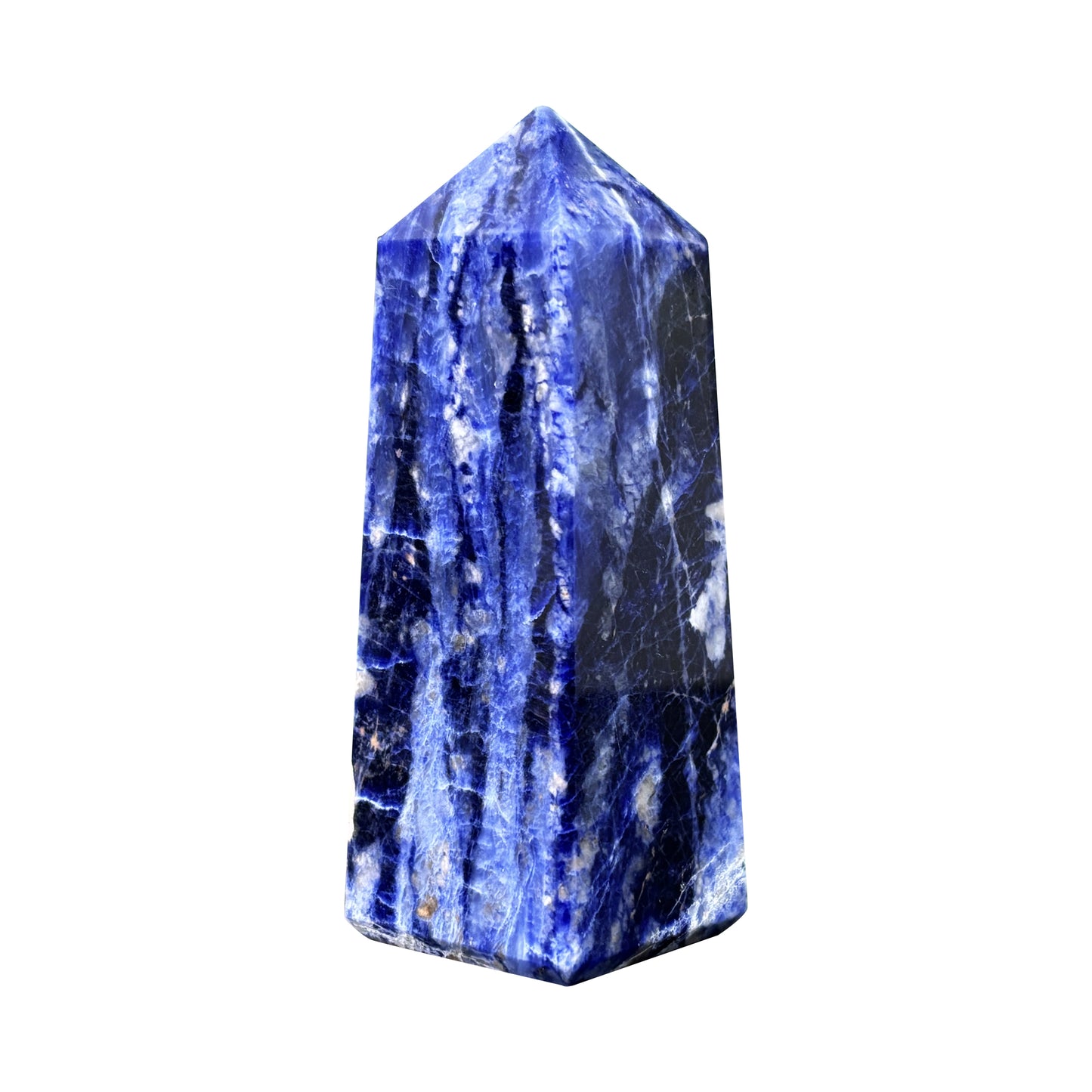 Sodalite Crystal Gemstone Obelisk Tower Point - Gem Avenue