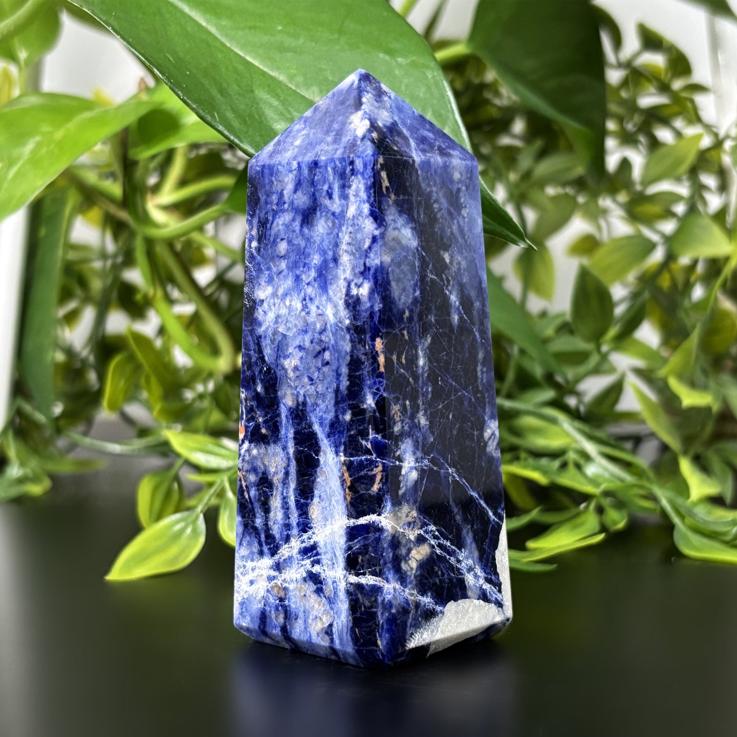 Sodalite Crystal Gemstone Obelisk Tower Point - Gem Avenue