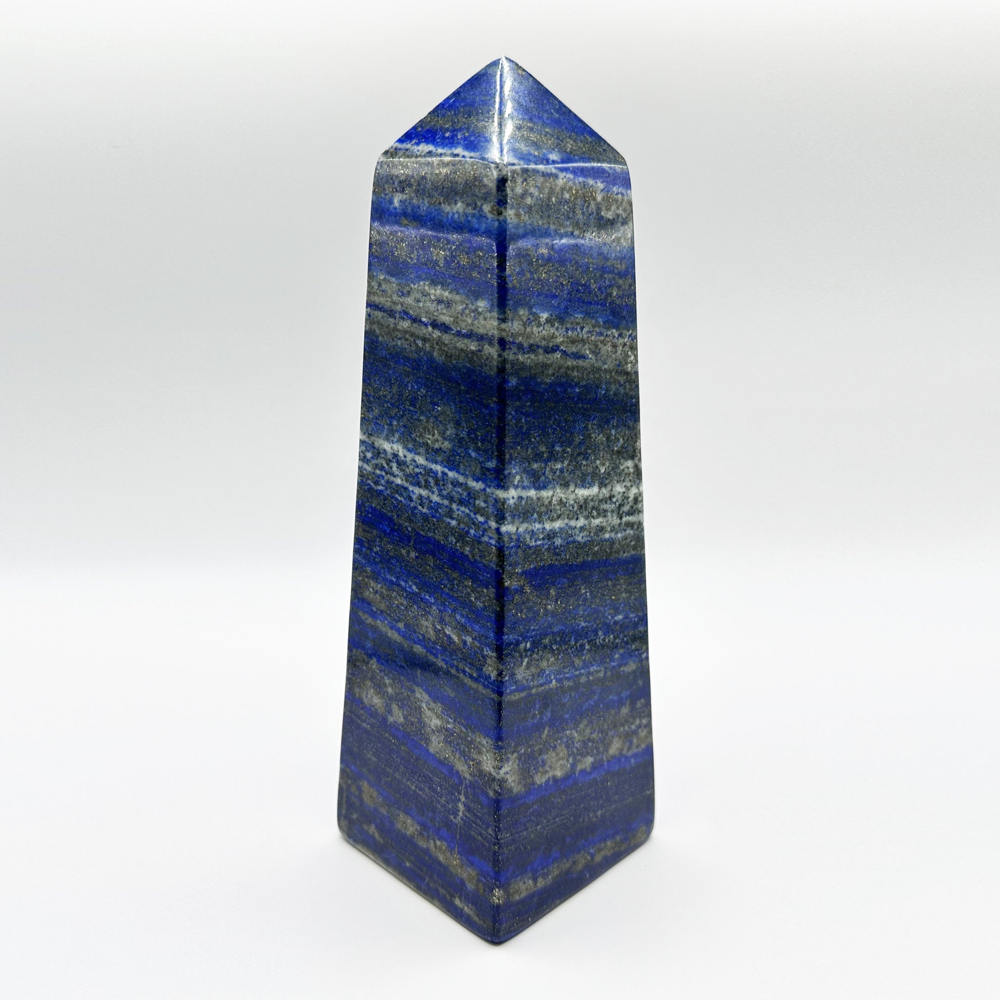 Natural Lapis Lazuli Polished Tower  - Gem Avenue