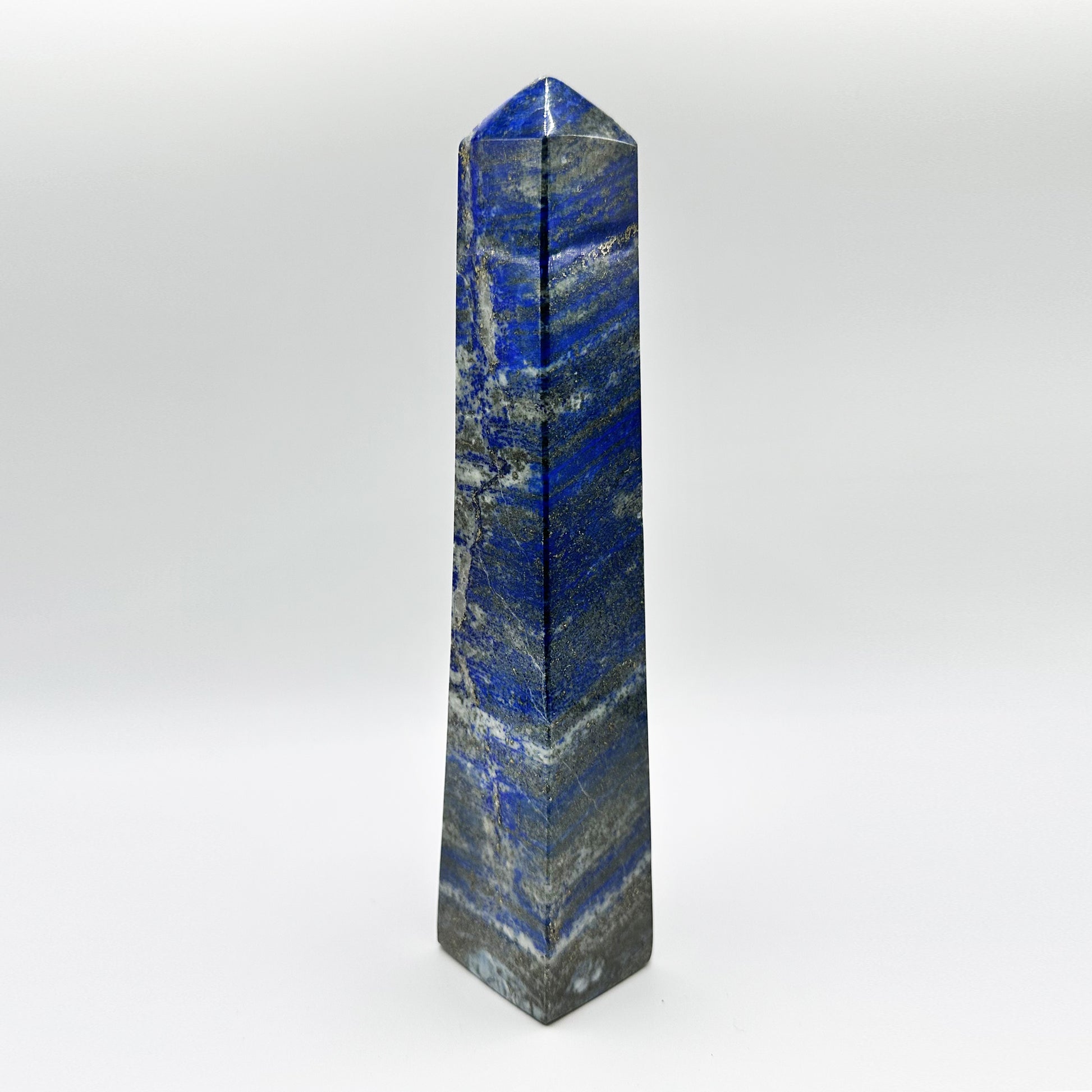 Natural Lapis Lazuli Polished Tower  - Gem Avenue