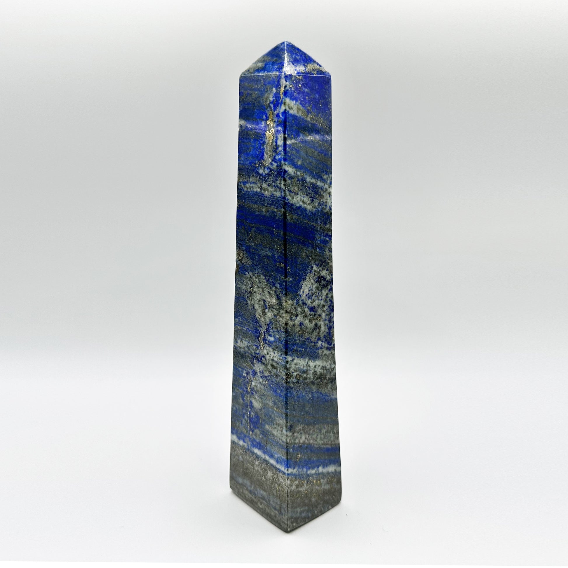 Natural Lapis Lazuli Polished Tower  - Gem Avenue