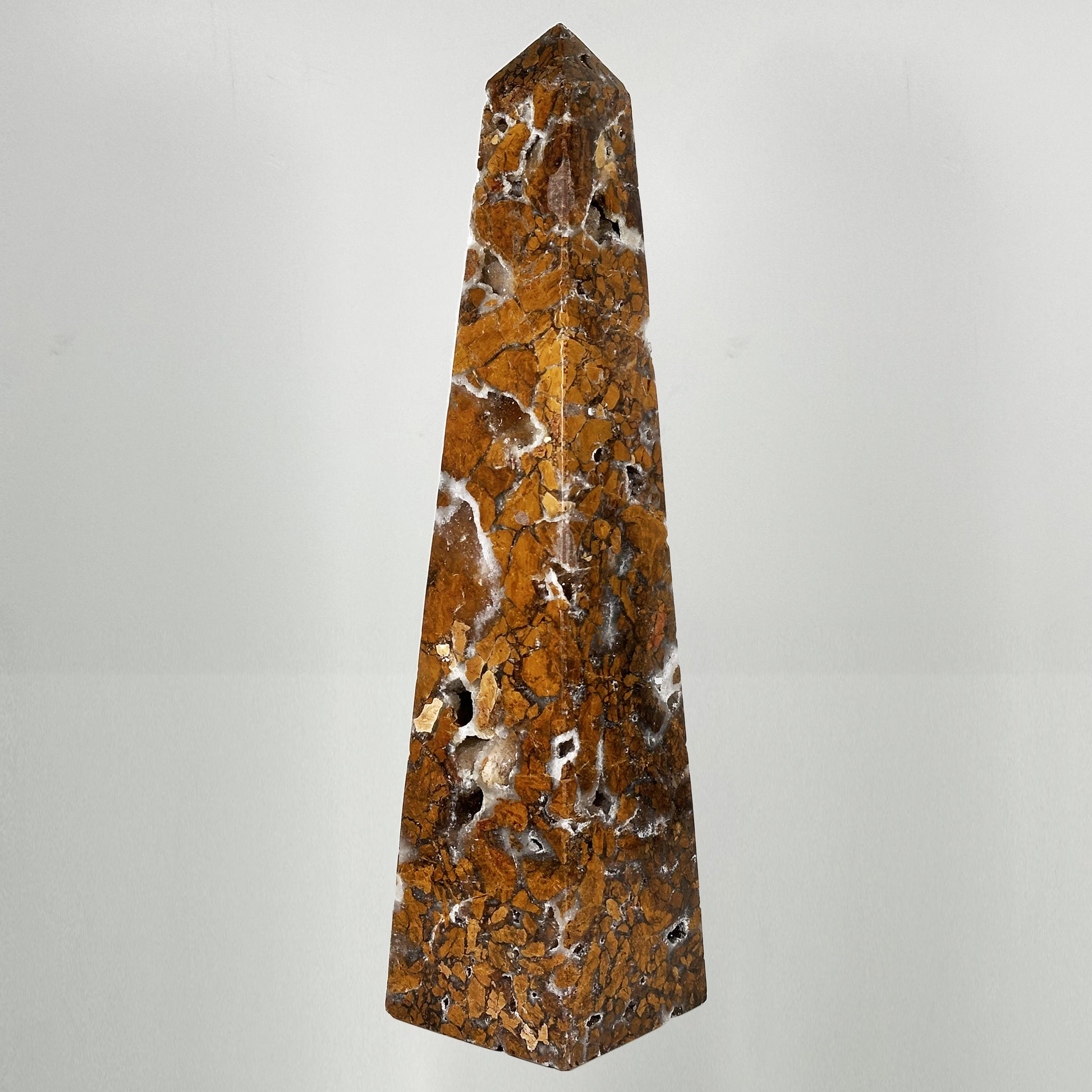 Natural Brecciated Jasper Polished Tower - Gem Avenue