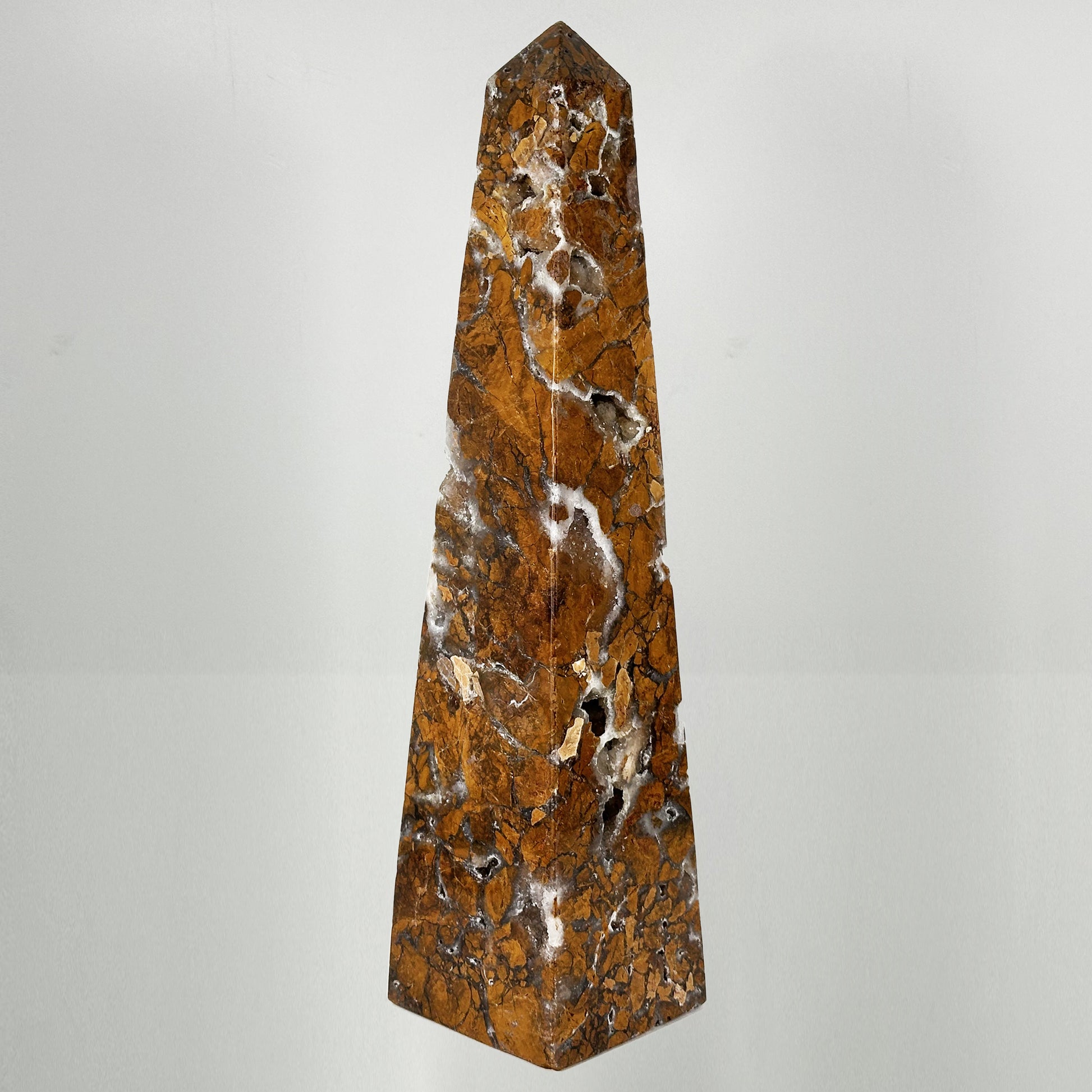 Natural Brecciated Jasper Polished Tower - Gem Avenue
