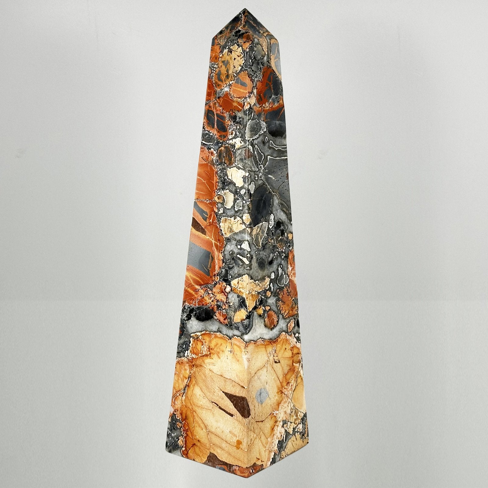 Natural Maligano Jasper Polished Tower - Gem Avenue