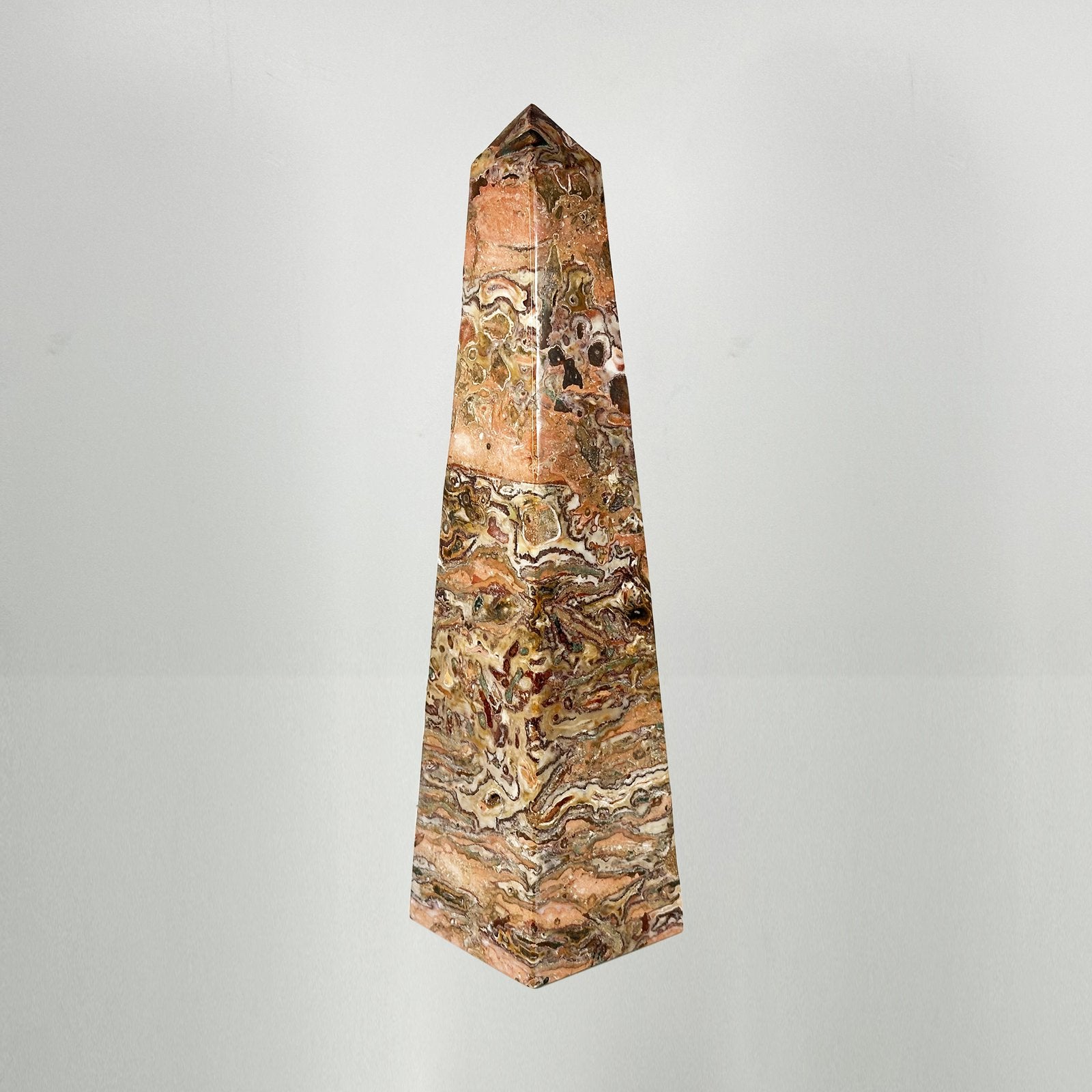 Natural Picasso Jasper Polished Tower - Gem Avenue