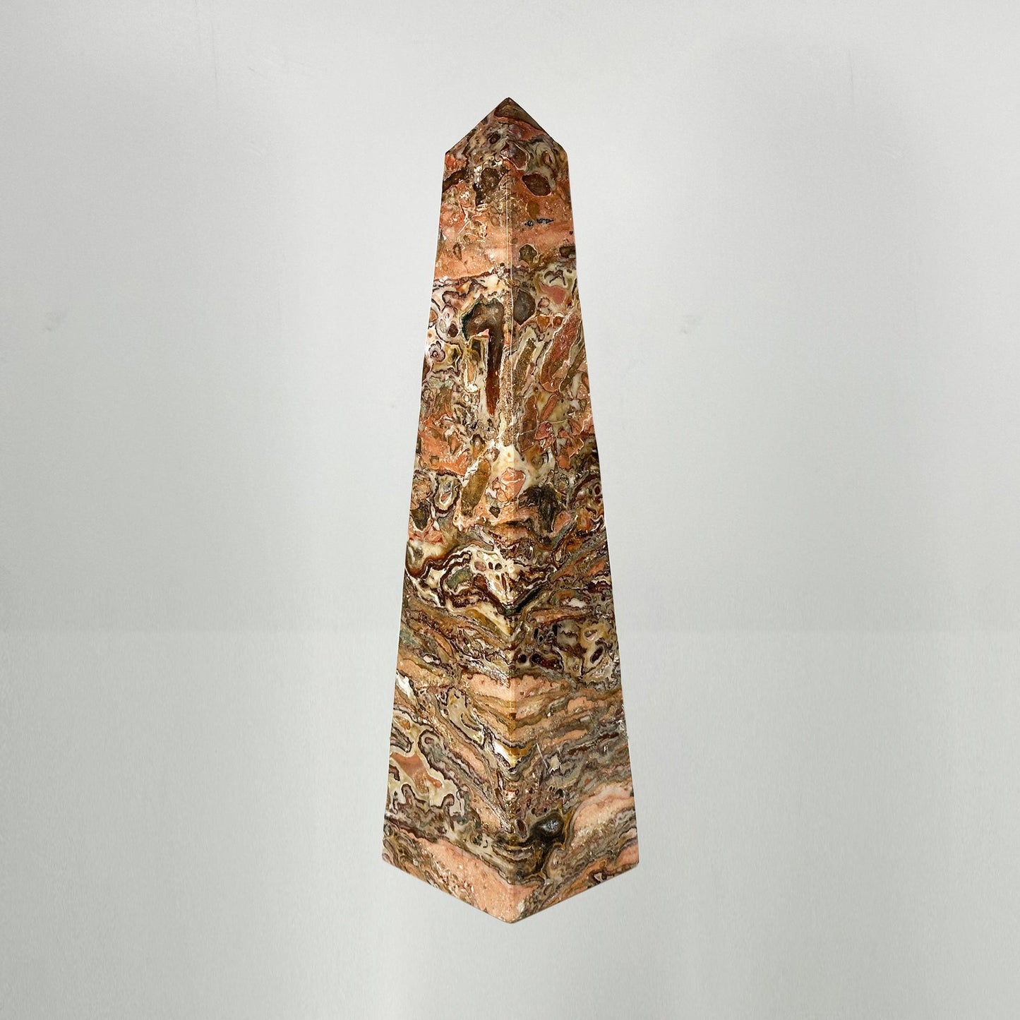 Natural Picasso Jasper Polished Tower - Gem Avenue