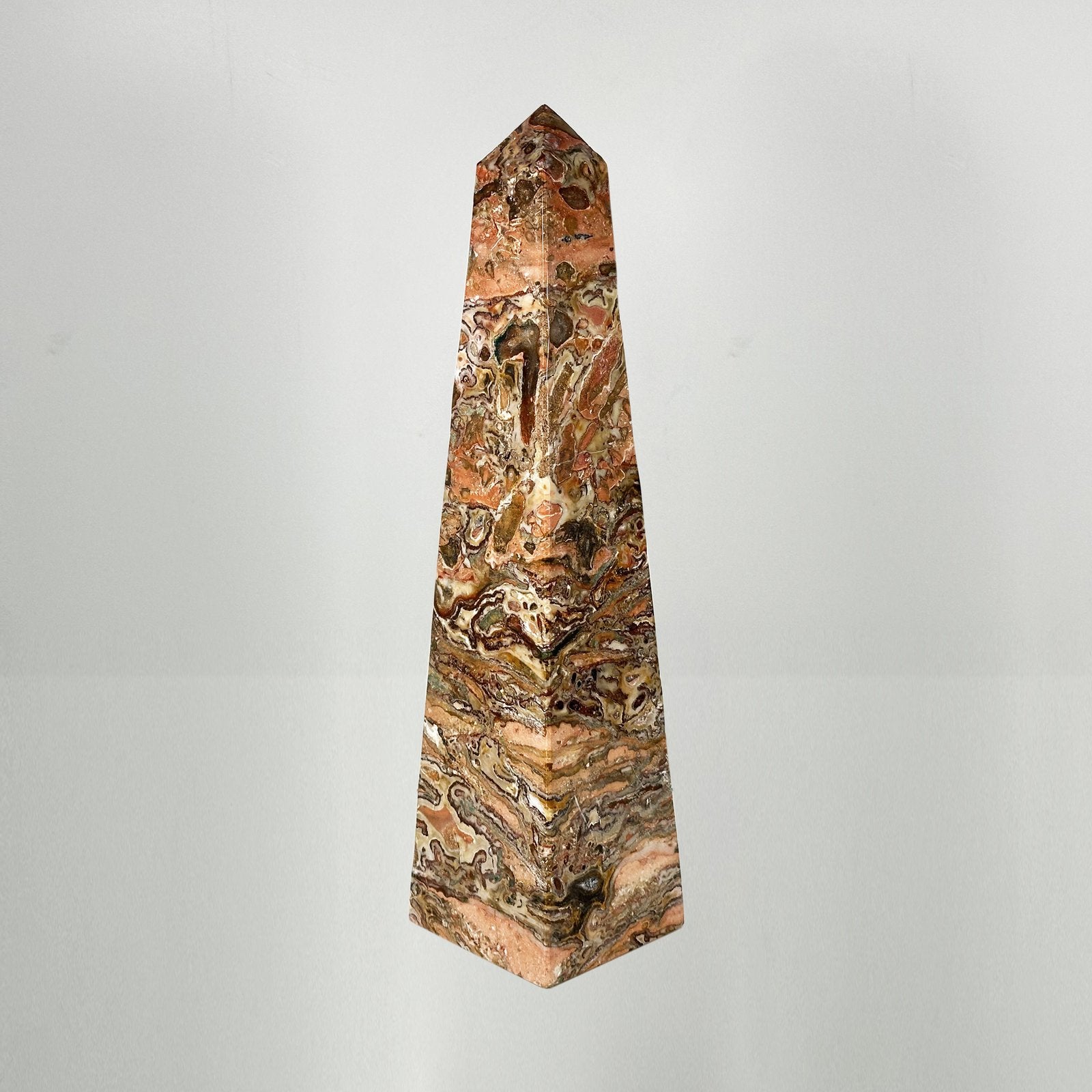 Natural Picasso Jasper Polished Tower - Gem Avenue