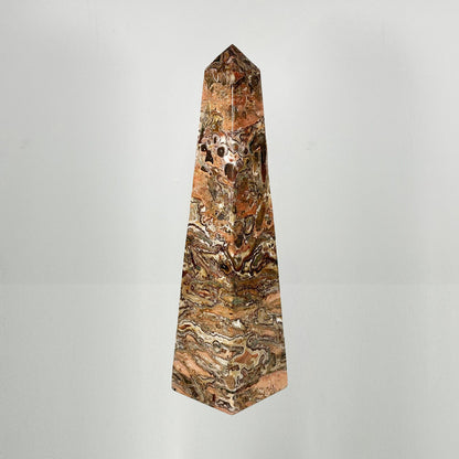 Natural Picasso Jasper Polished Tower - Gem Avenue