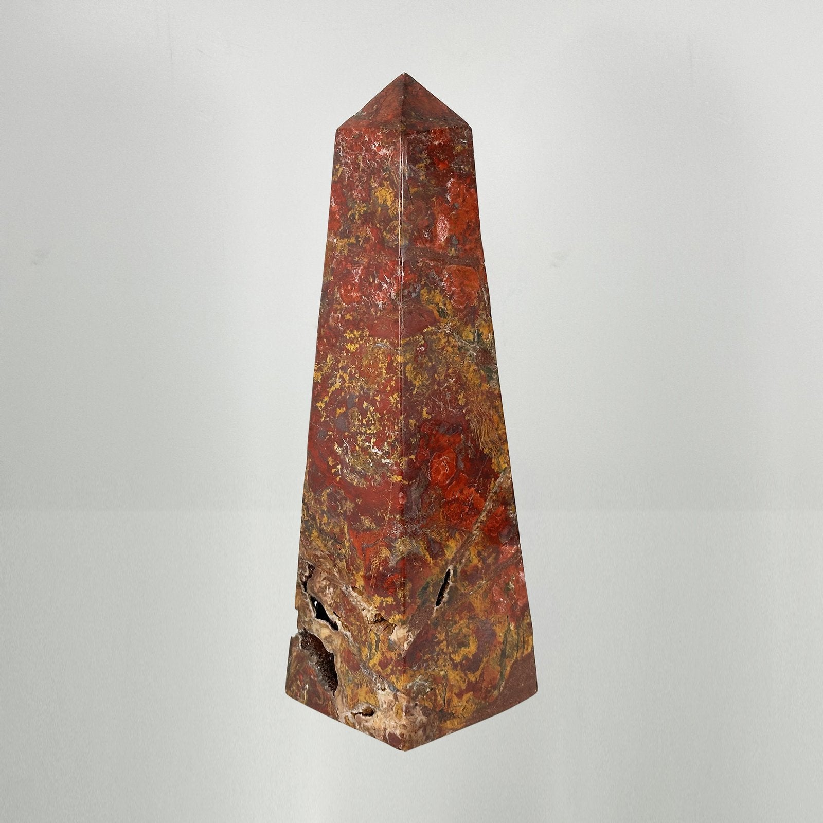 Natural Red Jasper Polished Tower  - Gem Avenue