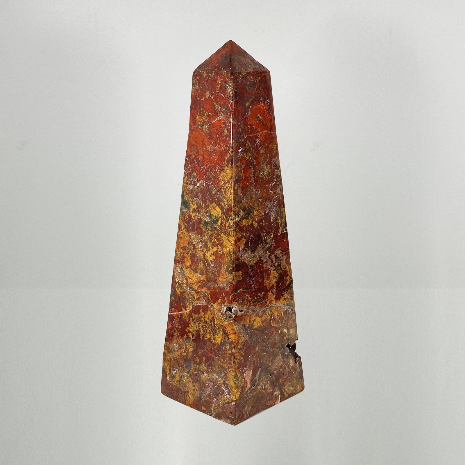 Natural Red Jasper Polished Tower  - Gem Avenue