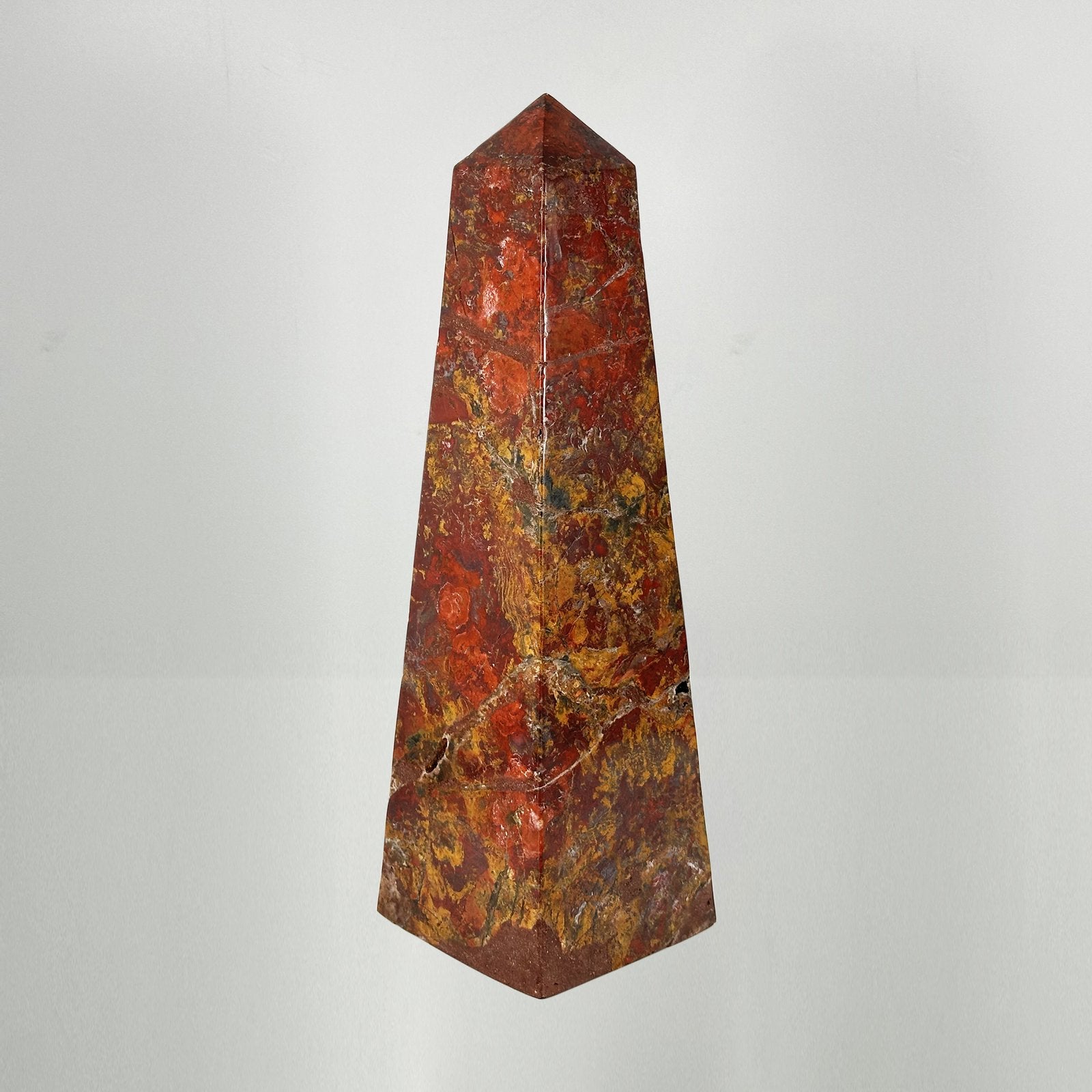 Natural Red Jasper Polished Tower  - Gem Avenue