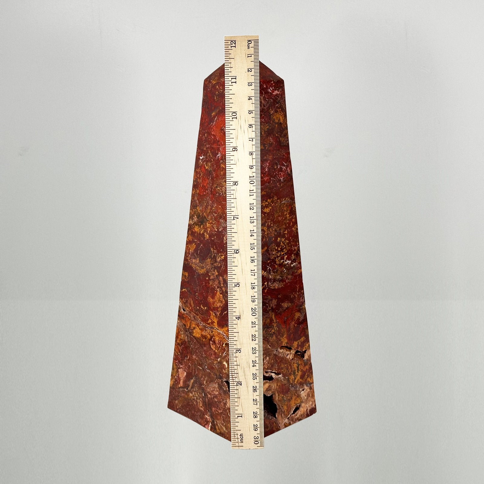 Natural Red Jasper Polished Tower  - Gem Avenue