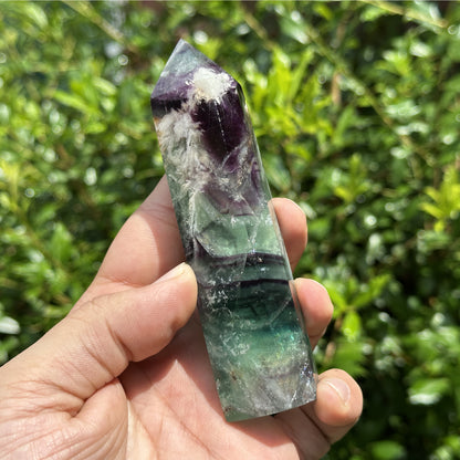 Natural Fluorite Polished Tower - Gem Avenue