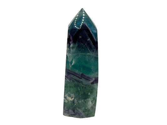 3.5 Inches Natural Fluorite Polished Tower