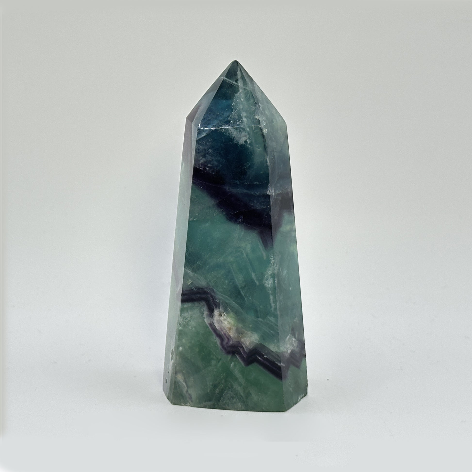 Natural Fluorite Polished Tower - Gem Avenue