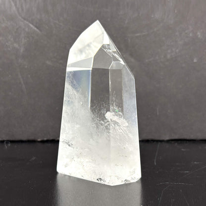 Natural Clear Quartz Tower Polished Crystal Point for Healing, Meditation, Energy Cleansing, and Home Decor - RPO522