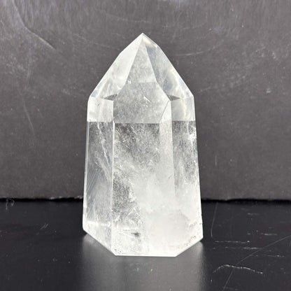 Natural Clear Quartz Tower Polished Crystal Point for Healing, Meditation, Energy Cleansing, and Home Decor - RPO522