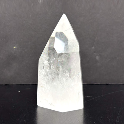 Natural Clear Quartz Tower Polished Crystal Point for Healing, Meditation, Energy Cleansing, and Home Decor - RPO522