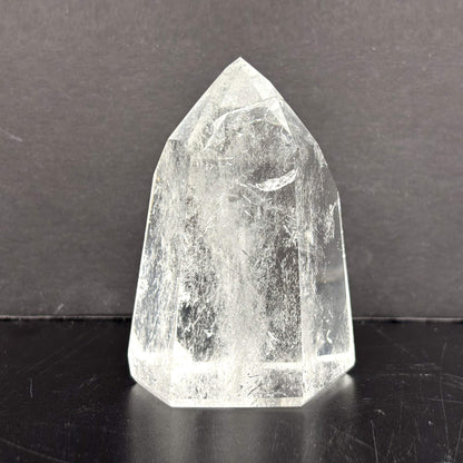 Natural Clear Quartz Tower Polished Crystal Point for Healing, Meditation, Energy Cleansing, and Home Decor - RPO522